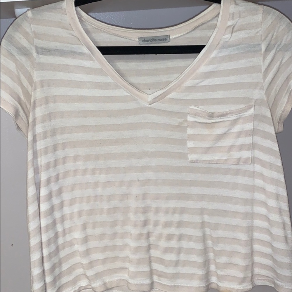 Cropped Striped shirt